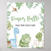 Es ist eine junge Dinosaurier Baby Duschdusche Win Poster (Vorne)