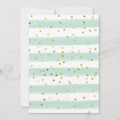 Es ist eine junge Dinosaurier Baby-Dusche Einladun Einladung (Rückseite)