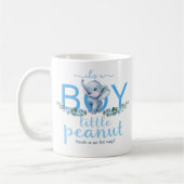 Es ist eine junge Elefant Baby Announcement Tasse (Links)