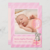 Es ist eine junge Foto-Anzeigenkarte Ankündigung (Vorne/Hinten)