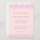 Es ist eine junge Foto-Anzeigenkarte Ankündigung (Rückseite)