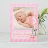 Es ist eine junge Foto-Anzeigenkarte Ankündigung (Stehend Vorderseite)