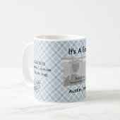 Es ist eine Junge Foto Geschenke Tasse (Vorderseite Links)