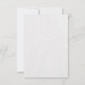 Es ist eine junge grüne Polka Dot Baby Dusche Einl Einladung (Rückseite)