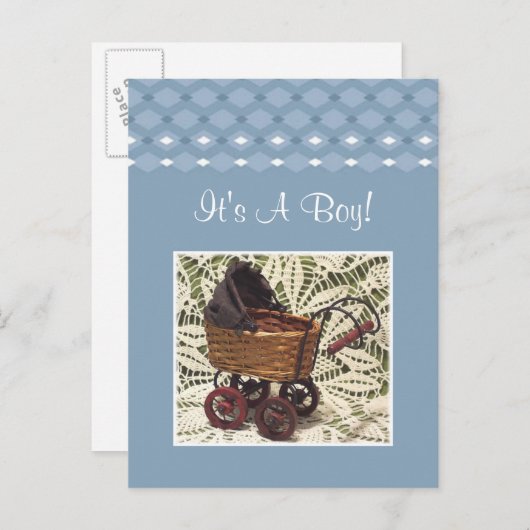 Es ist eine junge Postkarte (Vorne/Hinten)