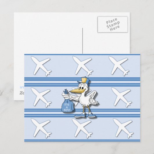 Es ist eine junge Postkarte (Vorne/Hinten)