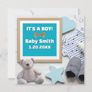 Es ist eine junge Social Media, Baby Blue Pregnanc Ankündigung