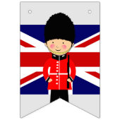 Es ist eine Junge Union Jack Theme Kinderdusche Wimpelkette (Dritte Fahne)