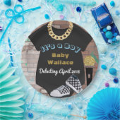 Es ist eine Jungen-angesagter Pappteller (Party)