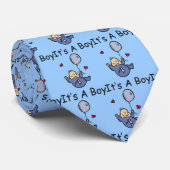 Es ist eine Jungen-Krawatte für Vater Krawatte (Gerollt)