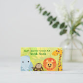 Es ist eine Jungle-Baby-Dusche Platzkarte (Stehend Vorderseite)