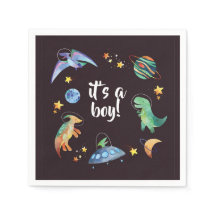 Es ist eine Jungs-Weltraum-Dinosaurier-Galaxie-Bab