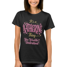 Es ist eine Katherine-Sache Rosa Gold Frauen Gesch