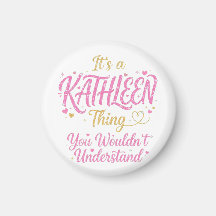Es ist eine Kathleen-Sache Pink Gold Frauen Gesche