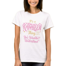Es ist eine Kathleen-Sache Rosa Gold Frauen Gesche