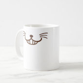 Es ist eine Katze! (Φ ω Φ) schlaues Kaffeetasse (Vorderseite Links)