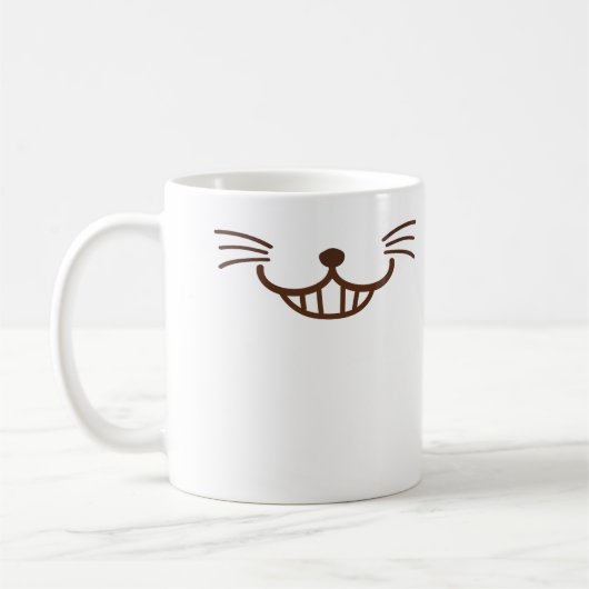 Es ist eine Katze! (Φ ω Φ) schlaues Kaffeetasse (Links)
