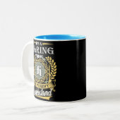 Es ist eine Keith-Haring-Sache, die man nicht vers Zweifarbige Tasse (Vorderseite Links)