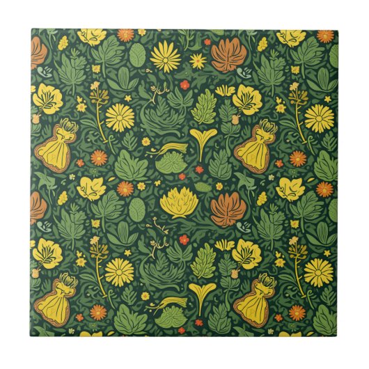 Es ist eine Keramik. Fliese (Vorderseite)