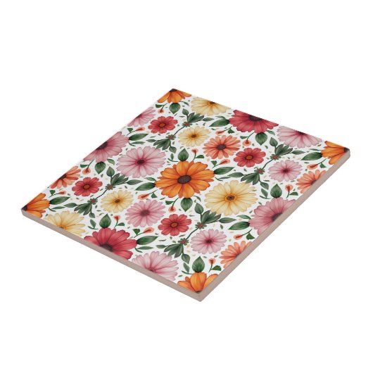 Es ist eine Keramik. Fliese (Seite)