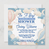 Es ist eine Kinderdusche, die einlädt Einladung (Vorderseite)