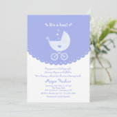 Es ist eine Kinderdusche-Einladung Einladung (Stehend Vorderseite)