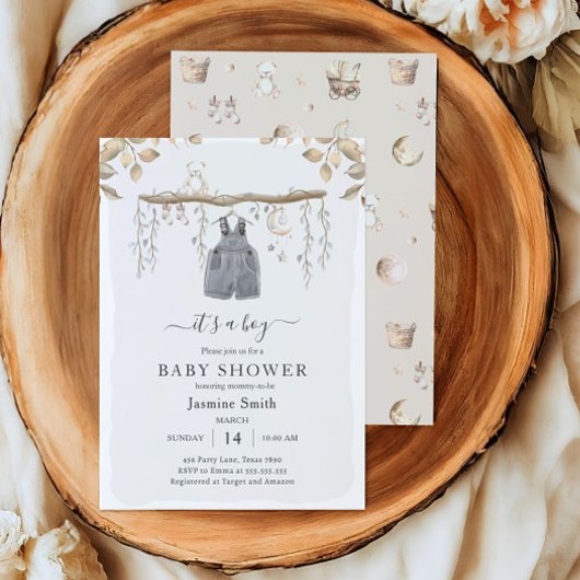 Es ist eine Kinderkleidung Bohemische Kinderzimmer Einladung