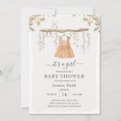 Es ist eine Kinderkleidung Bohemische Kinderzimmer Einladung (Vorderseite)