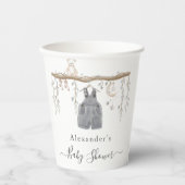 Es ist eine Kinderkleidung Eukalyptus Baby-Dusche Pappbecher (Vorderseite)