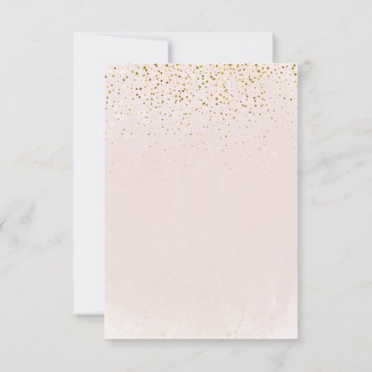 Es ist eine kleine Elefant & Balloon Baby Dusche Dankeskarte (Rückseite)