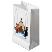 Es ist eine kleine geschenktüte (Vorderseite Schrägansicht)