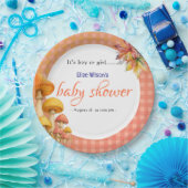 Es ist eine kleine, märchenhafte Babydusche Pappteller (Party)