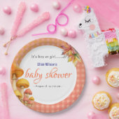 Es ist eine kleine, märchenhafte Babydusche Pappteller (Party)