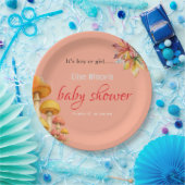 Es ist eine kleine, märchenhafte Babydusche Pappteller (Party)