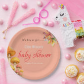 Es ist eine kleine, märchenhafte Babydusche Pappteller (Party)