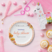 Es ist eine kleine, märchenhafte Babydusche Pappteller (Party)