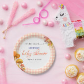 Es ist eine kleine, märchenhafte Babydusche Pappteller (Party)