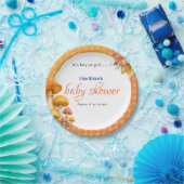 Es ist eine kleine, märchenhafte Babydusche Pappteller (Party)