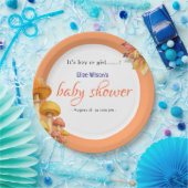 Es ist eine kleine, märchenhafte Babydusche Pappteller (Party)