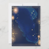 es ist eine kosmische Feier 4. Geburtstag Einladung (Rückseite)