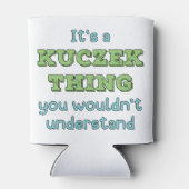 Es ist eine Kuczek-Sache Dosenkühler (Rückseite)