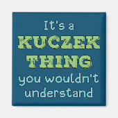 Es ist eine Kuczek-Sache Magnet (Vorne)