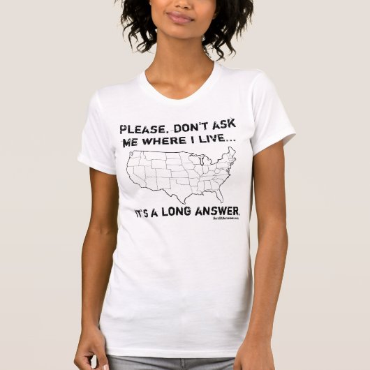 Es ist eine lange Antwort… T-Shirt (Vorderseite)