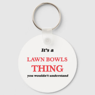 Es ist eine Lawn Bowls-Sache, man würde es nicht v Schlüsselanhänger