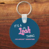 Es ist eine Leah, die man nicht verstehen würde Schlüsselanhänger (Vorderseite)