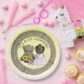 Es ist eine Lil' Cowgirl Babydusche Pappteller (Party)