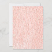 Es ist eine Mädchen-Baby-Ankündigung Dusche Einlad (Rückseite)