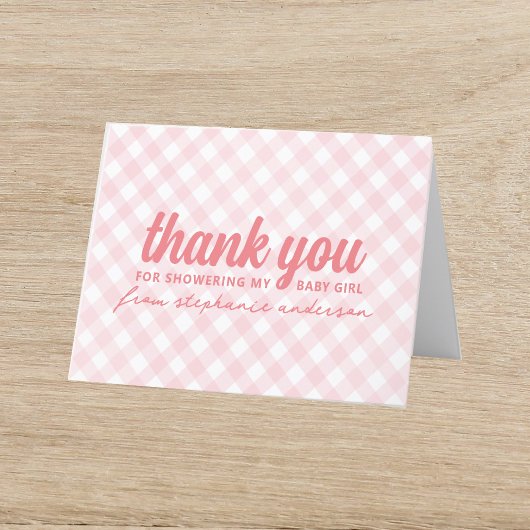 Es ist eine Mädchen-Babydusche. Danke