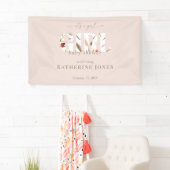 Es ist eine Mädchen-Blush-Baby-Dusche Banner (Insitu)