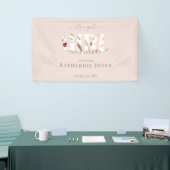 Es ist eine Mädchen-Blush-Baby-Dusche Banner (Messeveranstaltung)
